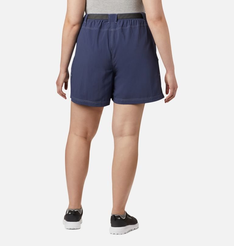 Women's Columbia Sandy River Cargo Shorts Navy | Plus Size CA-GA450